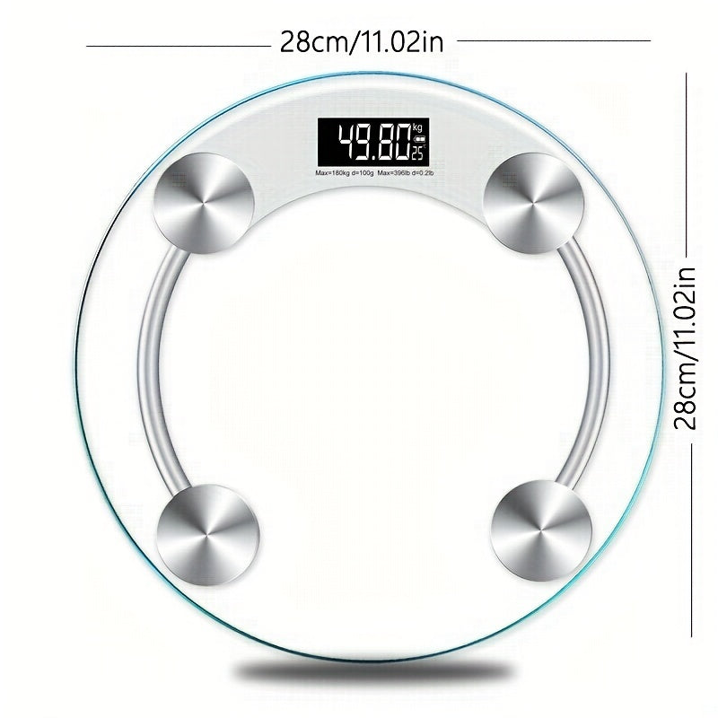 Smart Digital Bathroom Scale with LCD Display - Clickilix